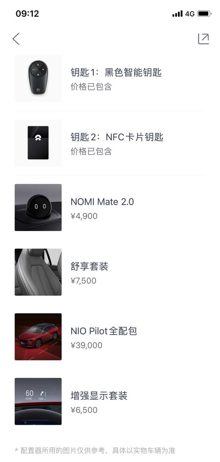 造型变了 选配更丰富 还要推出冠军版？新款蔚来4款车型申报图